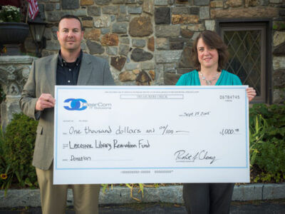 ClearCom IT donates to local library