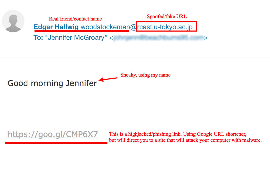 Protecting yourself from phishing emails