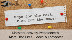Disaster Recovery Preparedness