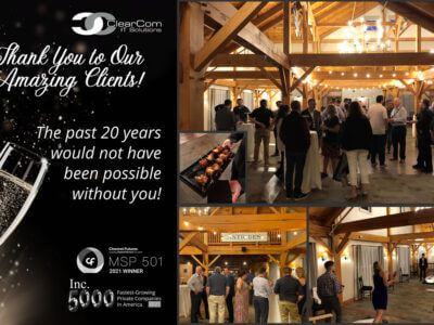20 Year Anniversary & Client Appreciation Event