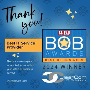 Thank you - WBJ Best of Business Award 2024