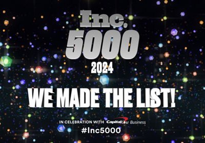 Inc 5000 award winner 2204 and top tech innovator